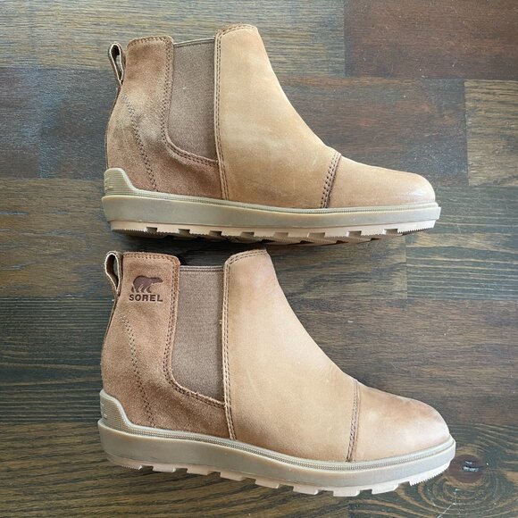 SOREL Evie II Wedge Chelsea Boot NEW - Picture 6 of 10